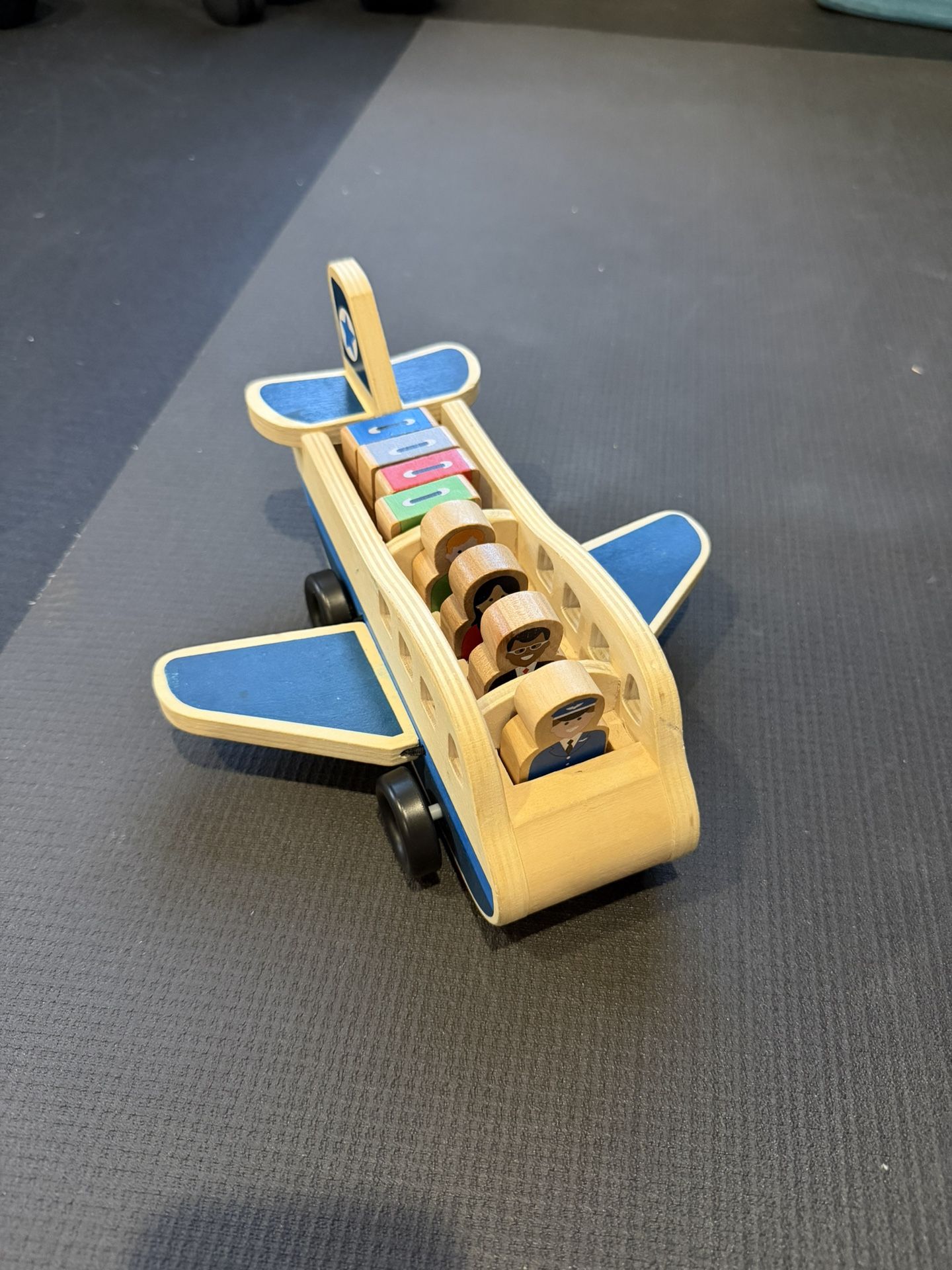 Melissa & Doug Wooden Airplane Set