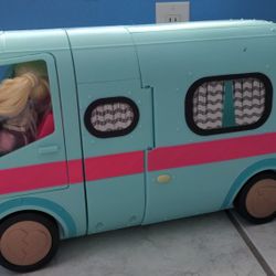 LOL OMG Glamper Camper With Dolls and ALL ACCESSORIES