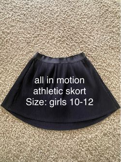 All In Motion Girls Athletic Skort Sz 10-12