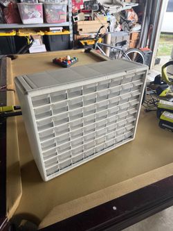 Small Parts Organizer Cabinet with Drawers