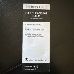 The Inkey List Oat Cleansing Balm 5oz 150ml Exp 08/2026 #S6