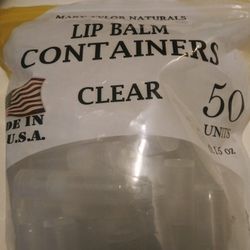 Lip Balm Containers.