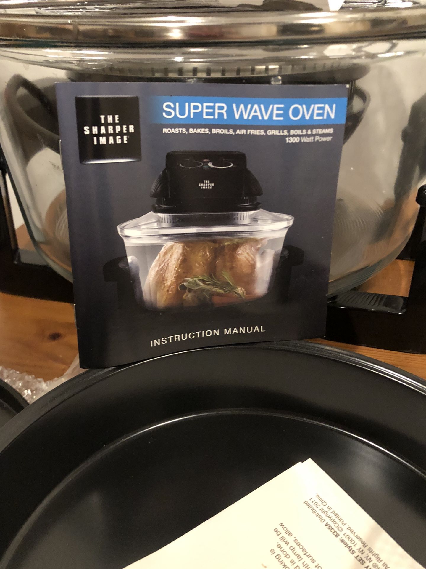 The Sharper Image 8217 Super Wave Oven Halogen, Infrared & Convection 1300 Watt