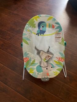 Baby Bouncer Seat with Jungle Animal Print