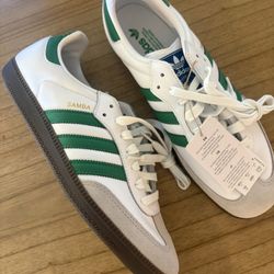 Adidas Samba OG - Green And White - Men's Sz 10