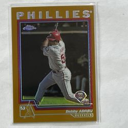 Bobby Abreu Gold Refractor Mint