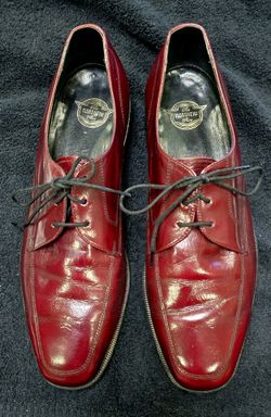 Florsheim Men's Leather Dress shoes Burgundy 9.5 D