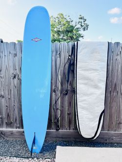 Hap Jacobs Tuflite Nose Rider 9'6” Surfboard With Dakine Bag And