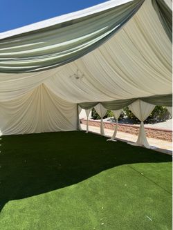 Rent Tent, Draping, Party Supplies, Party Decoration and Turf