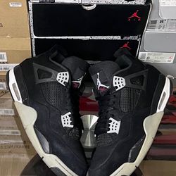 jordan 4 black canvas 