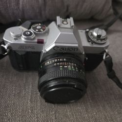 Canon AV-1 with FD 50mm f/1.8 & 35-135mm f/3.5-4.5