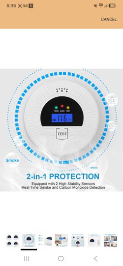 4 Pack Smoke and Carbon Monoxide Detector
