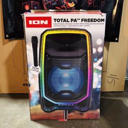 ION 650W Total PA Freedom – High-Power PA Speaker + Wireless Mic | Indoor/Outdoor Events