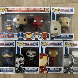 MARVEL FUNKO POP LOT - Captain America: Civil War