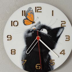 cat clock
