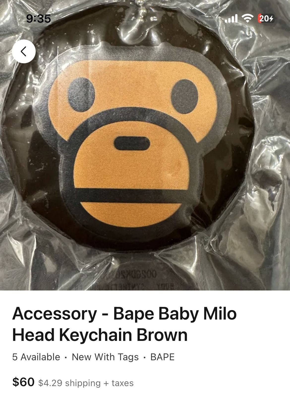 Baby Milo Key Chain