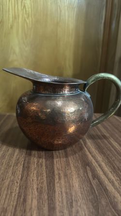 Hammered Copper Pitcher / Creamer