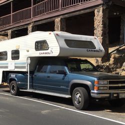 1994  Chevy Silverado /Cabover RV Camper