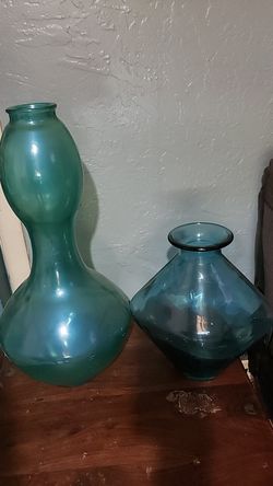 Torqouse vases home decor