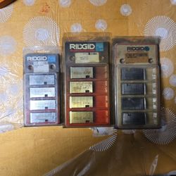 Ridgid Pipe Machine Dies 3/4" 50765 , 1" 50770 And 1-1/4" 50775 All Three Good For Stainless Too