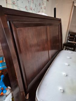 Full Queen bed and farmes and two nightstand