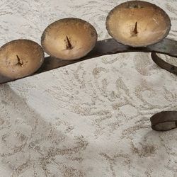 Vintage Metal Candle Holder
