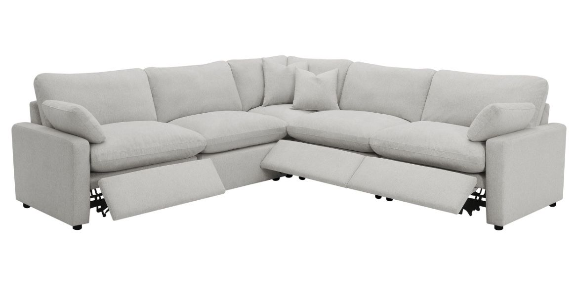 Sectional, New factory direct High Quality. Power Reclining Modular seating, Can deliver