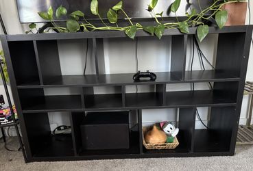 Entertainment center black