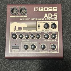 BOSS AD-5 Acoustic Processor Pedal Guitar Pedal Acoustic Pedal