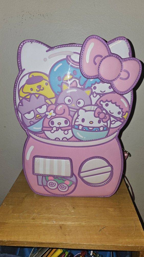 Loungefly Sanrio Hello Kitty & Friends GumBall Kawaii Machine Mini Backpack