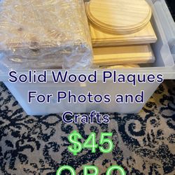 Premium Wood Plaques For Crafts 