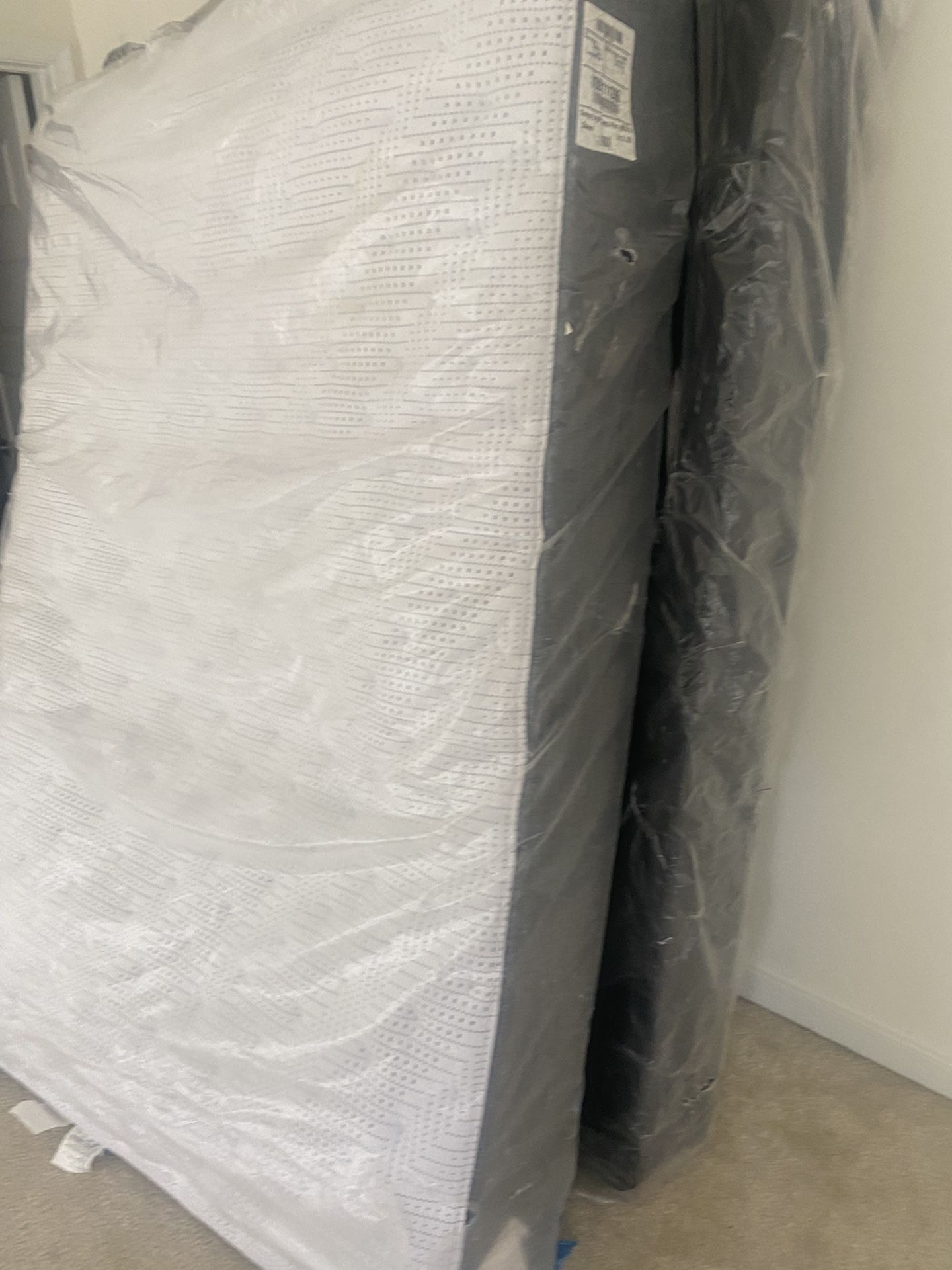 New Queen Bed Mattress Box Spring Rails