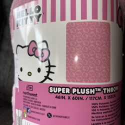 Brand New Kids Hello Kitty Throw Blanket