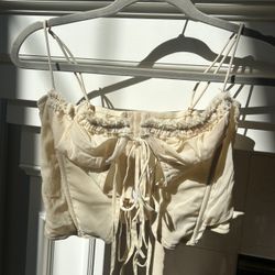 Urban Outfitters double tie-front corset top