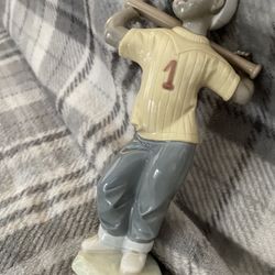 Lladro Black Figurine #5828 Next A Ball