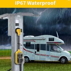 Rv, Mobile Home 30A Circuit Analyzer And Surge Protection 