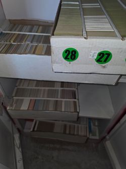 A ton of baseball cards
