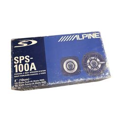 Alpine Car Stereo SPS-100A Coaxial 2-Way Speaker System
