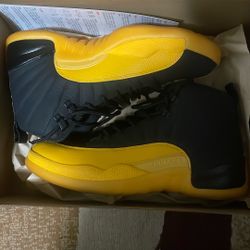 University Gold Jordan 12s 7.5