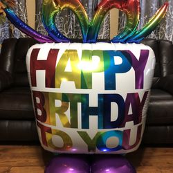 Happy Birthday Standing Balloon