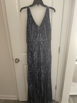 Navy Blue Gown-16W