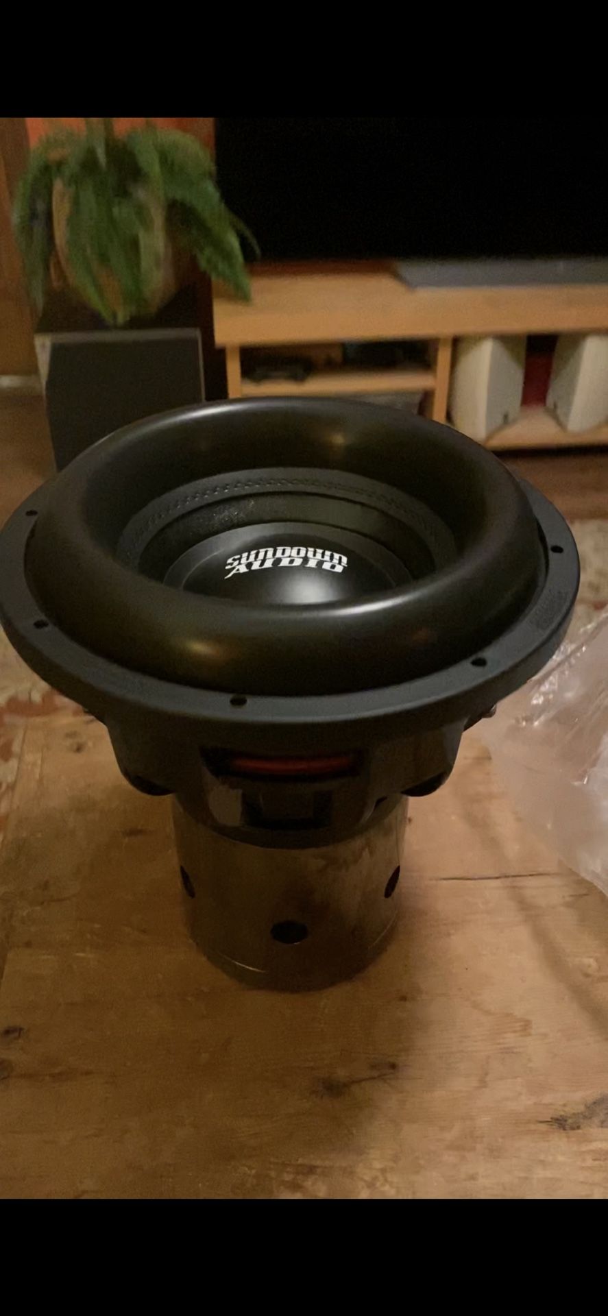 Sundown Nightshade V5 12” D1Ohm and Custom D4S Russian Birch Enclosure and Sundown Salt 6