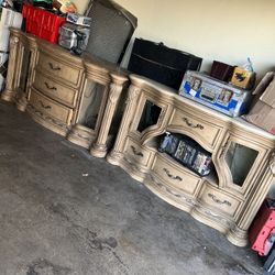 Both For 200  China Set /dresser Drawers.   Bedroom  Family Room 