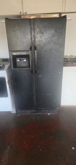 Black 2 Door Refrigerator