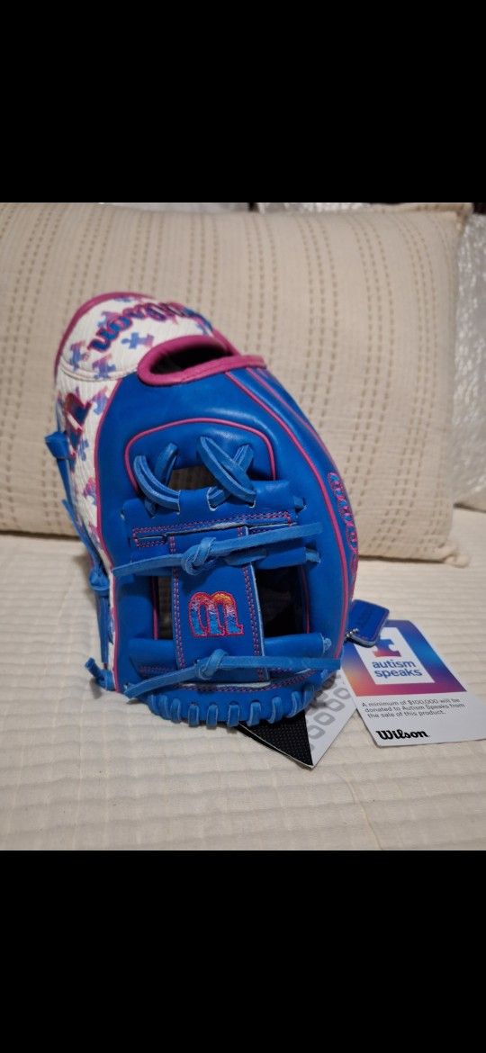 Wilson Autism Awareness A2000 Baseball Gloves