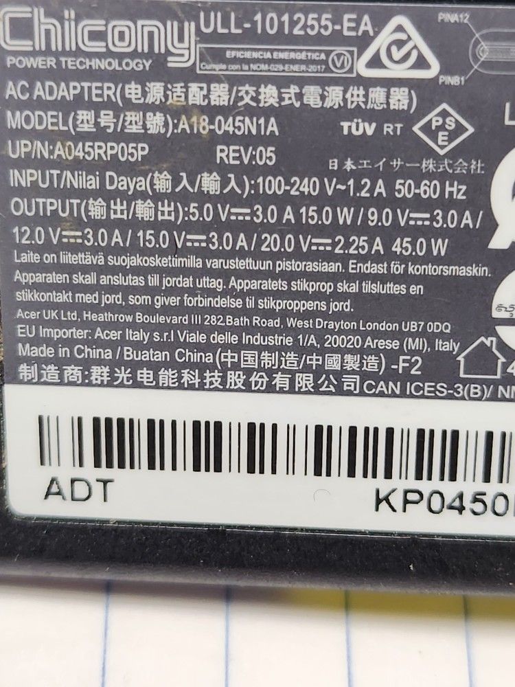 Cell Phone Or Tablet Or Chromebook Charger USB-C