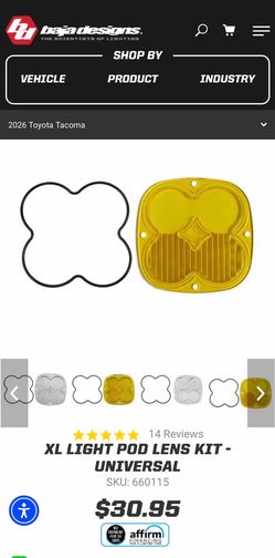 BAJA DESIGNS XL LIGHT POD LENS KIT - UNIVERSAL