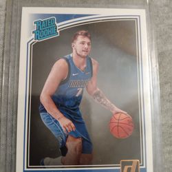 2018 Luka Doncic Panini Donruss #177 Rated Rookie Card. Excellent Condition 