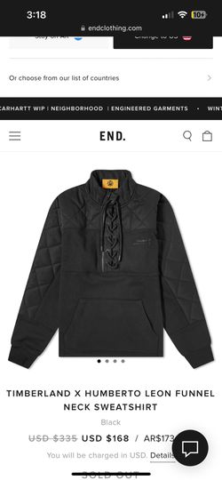 Timberland HUMBERTO LEON rugby Funnel Black