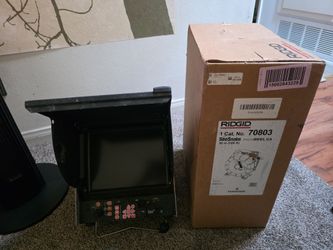 Ridgid Seesnake Sewer Drain Pipe Inspection Camera & Monitor